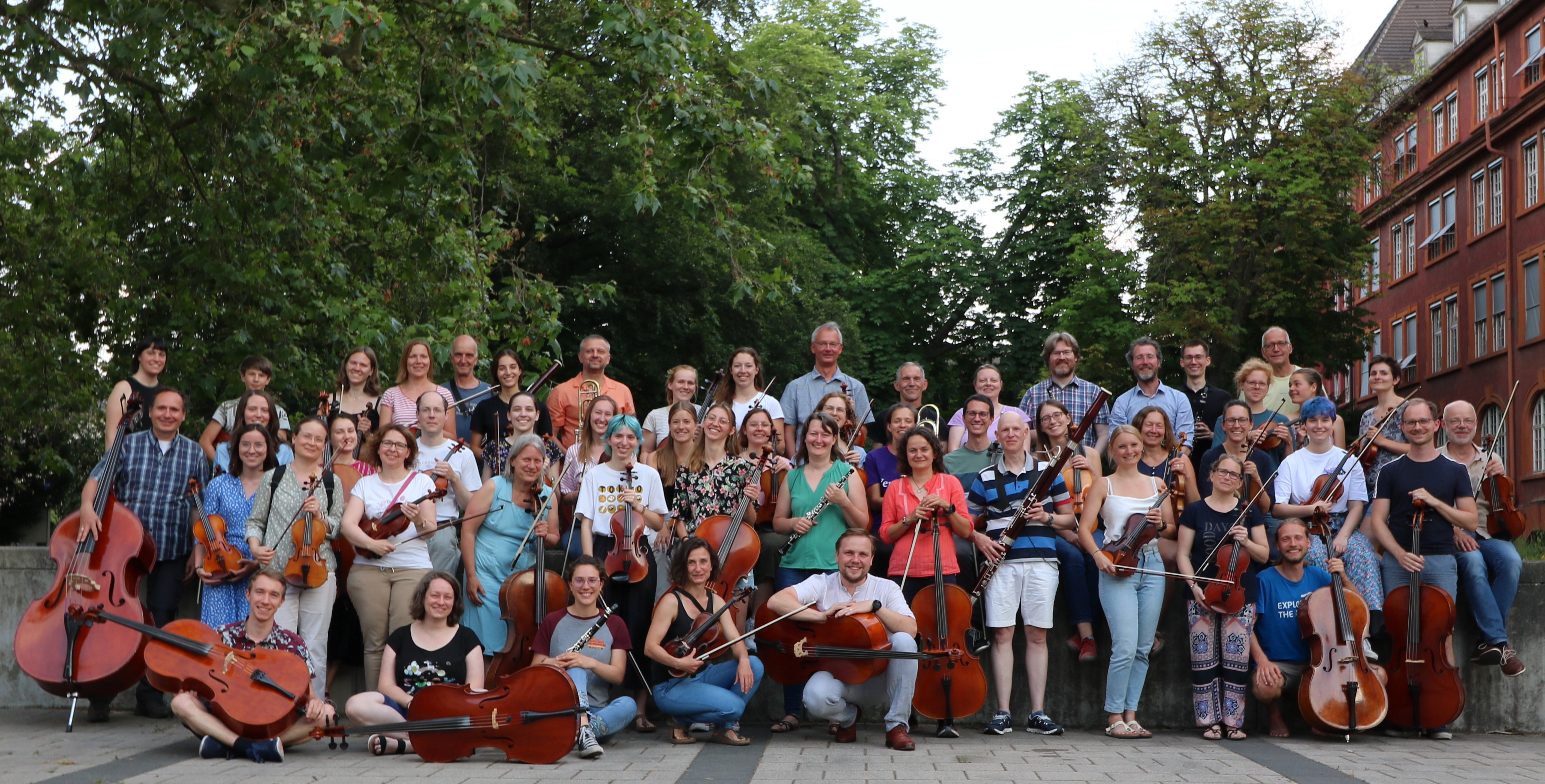 Gruppenbild des Orchesters